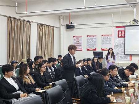 xhjc1188新黄金城艺术学院团总支学生会 第十一周团学例会圆满结束